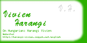 vivien harangi business card